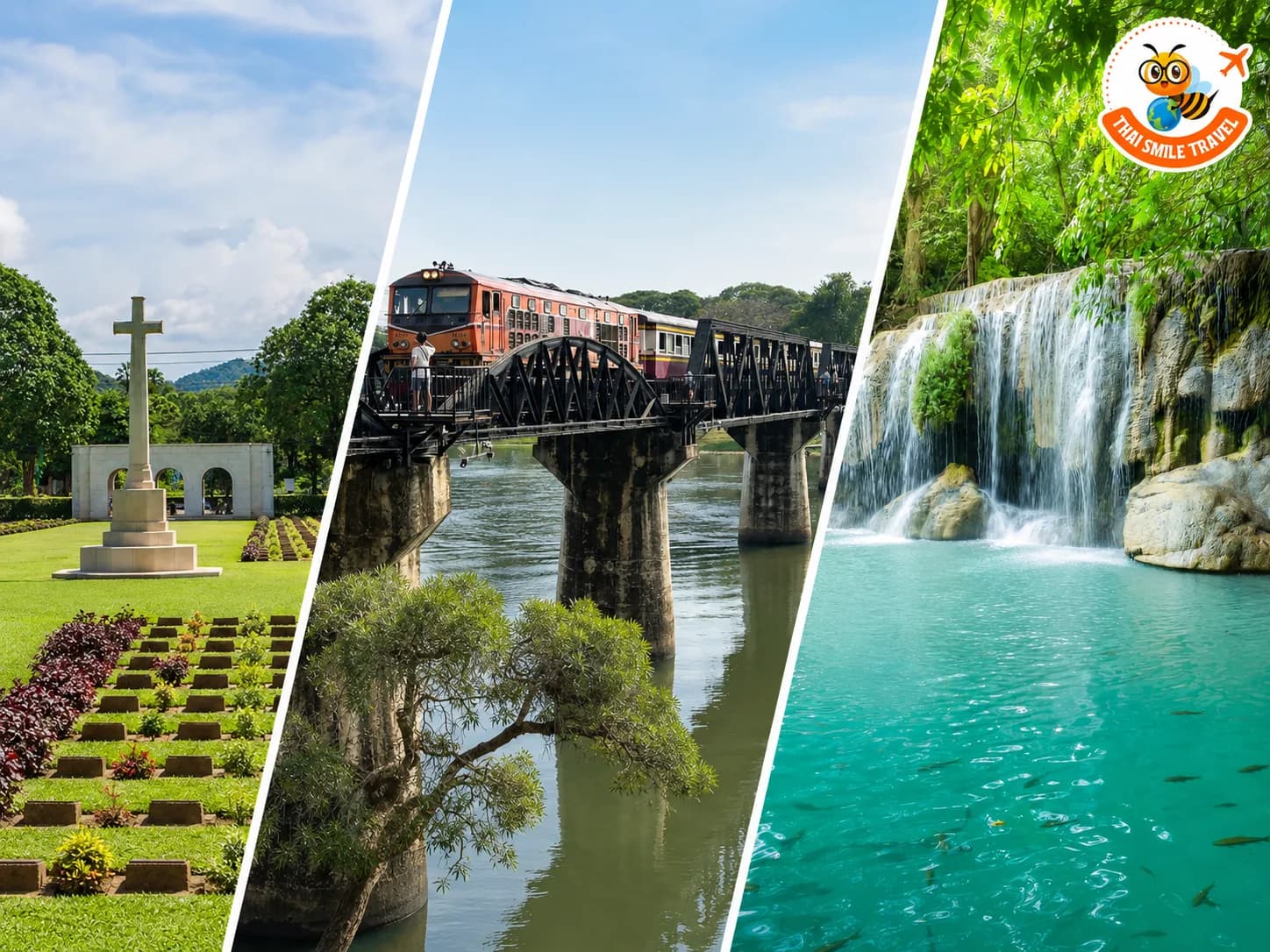Erawan Waterfalls & the Death Railway at Thai Smile Travels